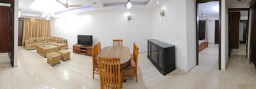 Living Room in 3 BHK Builder Floor at Jungpura Extension – for Rent