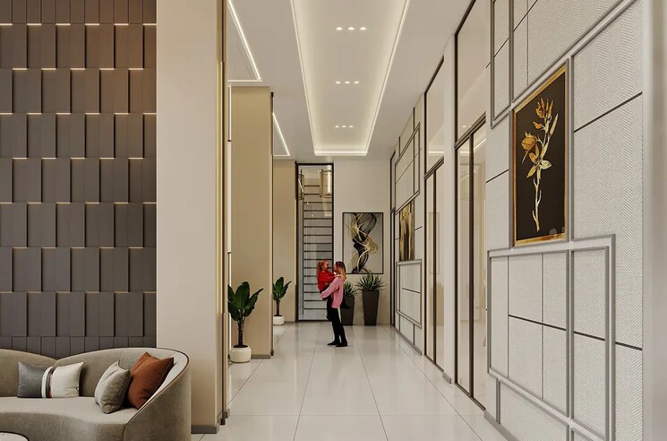 Living Room, vvip-mangal 4 Bedroom 2560 Sq.Ft. Apartment In Raj Nagar Extension Ghaziabad 8756634