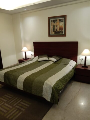 Bedroom in 3 BHK Builder Floor at Jor Bagh – for Rent