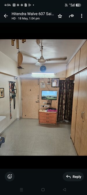 Living Room in 1 RK Apartment at Shrushti CHS Ltd, Andheri East – for Sale