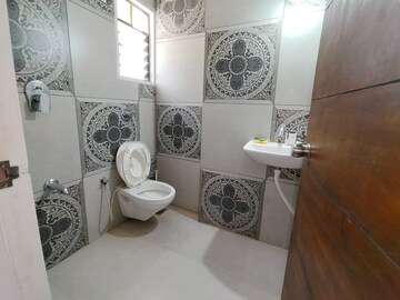 Attached Bathroom in 3 BHK Apartment at Harni – for Rent