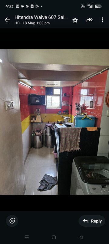 Kitchen in 1 RK Apartment at Shrushti CHS Ltd, Andheri East – for Sale