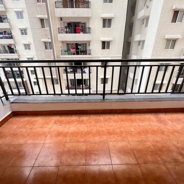 Balcony in 3 BHK Apartment at Poulomi Indus Crest, Osman Nagar – for Rent
