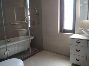 Bathroom in 3 BHK Builder Floor at Defence Colony – for Rent