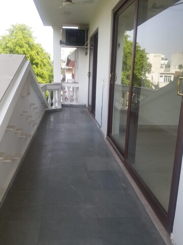 Balcony in 3 BHK Builder Floor at Defence Colony – for Rent