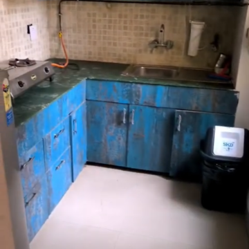 Kitchen in 2 BHK Apartment at Jaypee Greens Kosmos, Sector 134 – for Rent