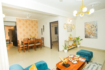 Living Room in 3 BHK Builder Floor at Sare Home, Sector 92 – for Sale