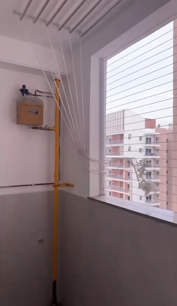 Bathroom in 3 BHK Apartment at Rajapushpa Provincia, Narsingi – for Rent