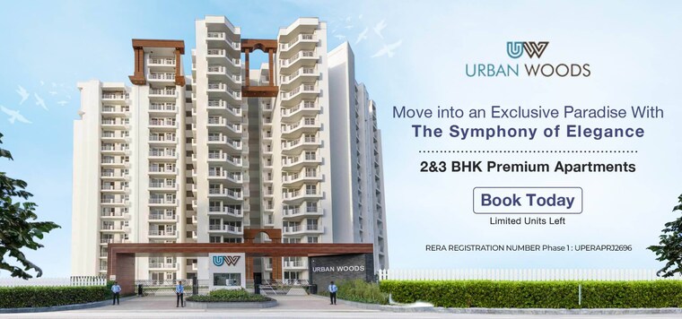 Exterior View, urban-axis-urban-woods 2.5 Bedroom 1090 Sq.Ft. Apartment In Sushant Golf City Lucknow 8757763