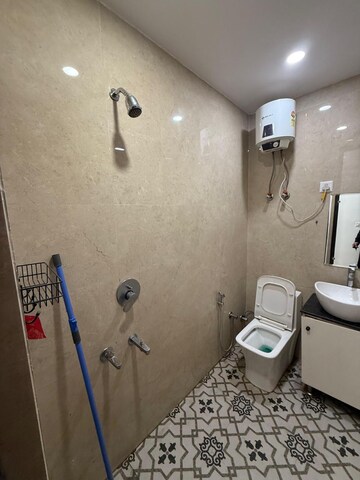 Bathroom in 2.5 BHK Builder Floor at Kalkaji – for Rent