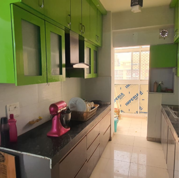 Kitchen in 2.5 BHK Apartment at Panchsheel Green – for Sale
