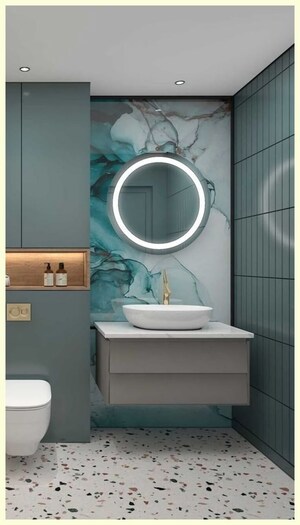 Bathroom in 4 BHK Independent House at Prem Nagar – for Sale