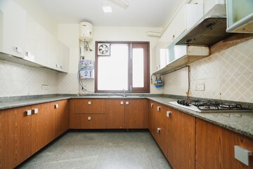 Kitchen in 2 BHK Builder Floor at Defence Colony – for Rent