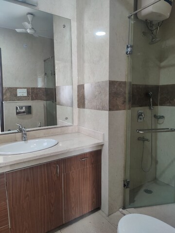 Bathroom in 3 BHK Builder Floor at Defence Colony – for Rent