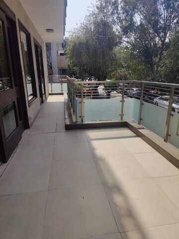 Balcony in 3 BHK Builder Floor at Defence Colony – for Rent