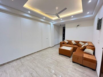 Living Room in 3 BHK Builder Floor at Palm Residency Chhatarpur, Chattarpur – for Rent