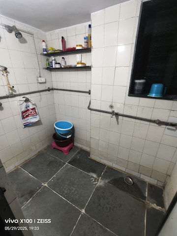Bathroom in 1 BHK Apartment at Chavandai Complex, Kalwa – for Rent