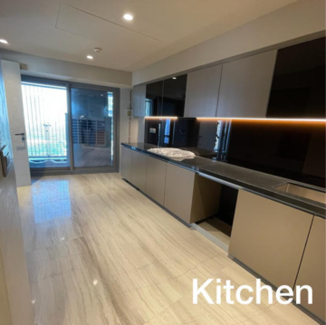 Kitchen in 3 BHK Apartment at Lodha World View, Empire Mill – for Sale