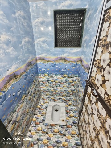 Bathroom in 1 RK Apartment at Akshay CHS Kalwa, Kalwa – for Rent
