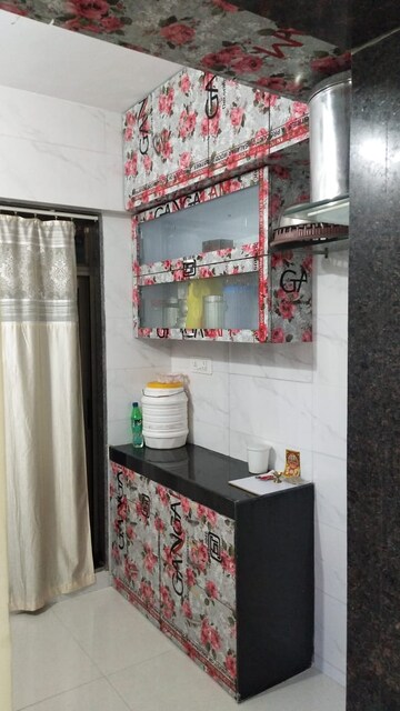 Kitchen in 1 BHK Apartment at Parsik Nagar – for Sale