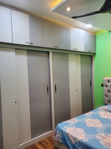 Bedroom in 1 BHK Apartment at Bhairaav Goldcrest Residency, Ghansoli – for Rent