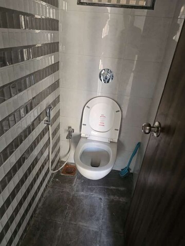 Bathroom in 1 BHK Apartment at Bhairaav Goldcrest Residency, Ghansoli – for Rent