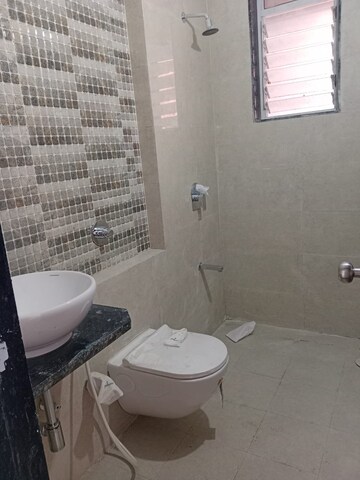 Bathroom in 1 BHK Apartment at Bhairaav Goldcrest Residency, Ghansoli – for Rent