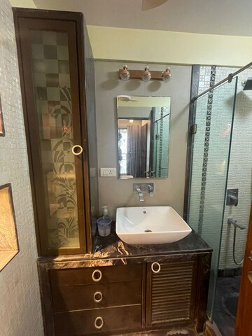 Living Room in 2 BHK Apartment at Nav Bahar, Khar West – for Rent