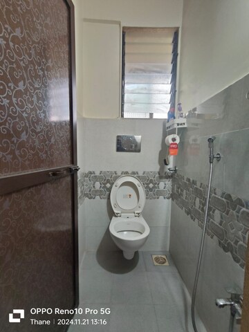 Bathroom in 1 BHK Apartment at Parsik Nagar – for Sale