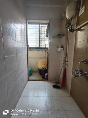 Bathroom in 1 BHK Apartment at Parsik Nagar – for Sale