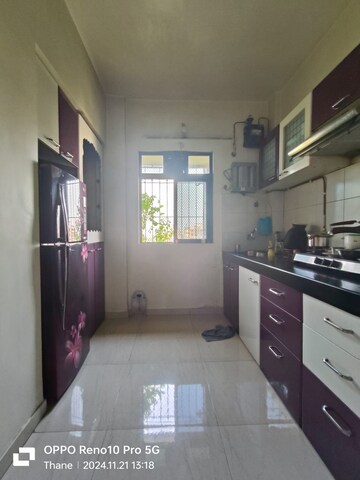 Kitchen in 1 BHK Apartment at Parsik Nagar – for Sale
