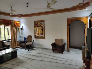 Living Room in 3 BHK Apartment at Raheja Solitaire, Goregaon West – for Rent