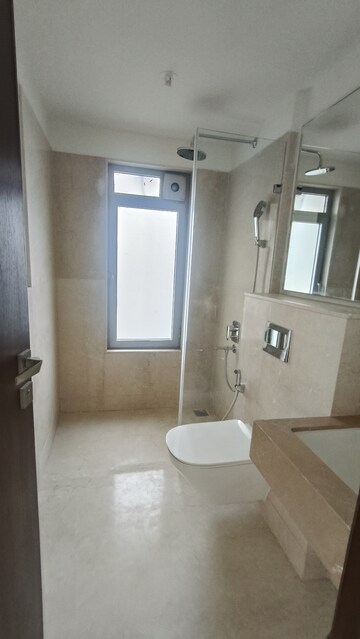 Bathroom in 3 BHK Apartment at Piramal Aranya Arav, Byculla – for Rent