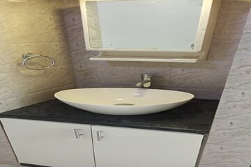 Bathroom in 1 BHK Apartment at Rebello Enclave MIDC, Andheri East – for Rent