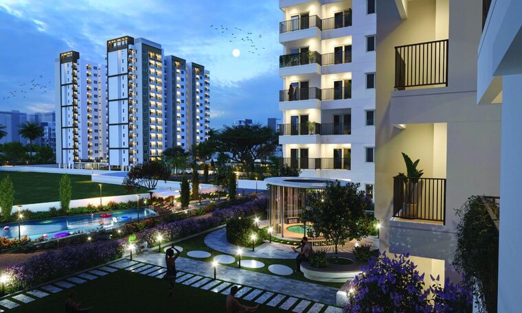 Exterior View, sowparnika-rhythm-of-rain 3 Bedroom 1601 Sq.Ft. Apartment In Whitefield Bangalore 8759472