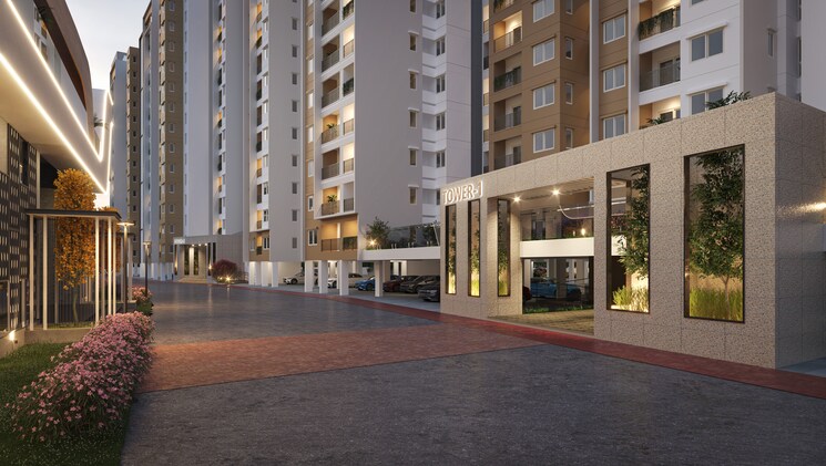 Exterior View, sowparnika-rhythm-of-rain 3 Bedroom 1601 Sq.Ft. Apartment In Whitefield Bangalore 8759472