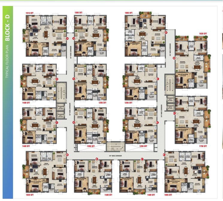 Master Plan, rk-oxygen-valley 3 Bedroom 1920 Sq.Ft. Apartment In Mallampet Hyderabad 8759484