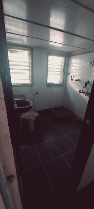 Bathroom in 1 BHK Apartment at Kopar Khairane – for Sale