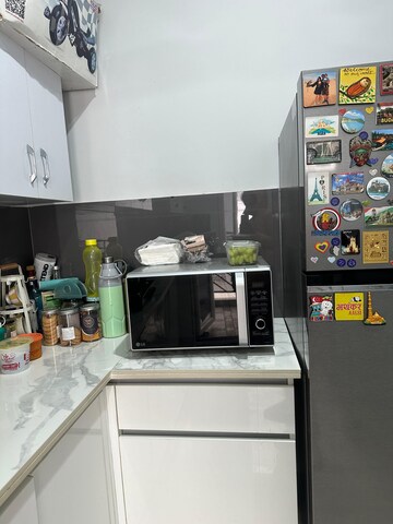 Kitchen in 3 BHK Apartment at Central Park Flower Valley Aqua Front Towers, Sohna Sector 33 – for Rent