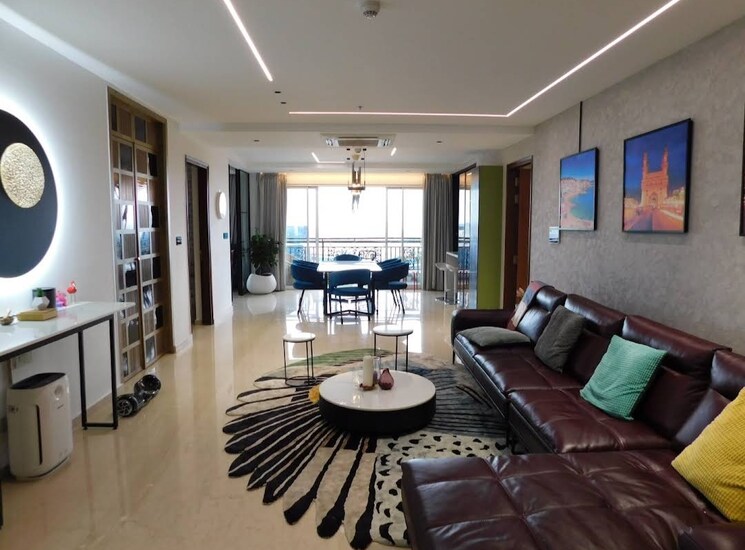 Living Room, my-home-bhooja 3 Bedroom 2595 Sq.Ft. Apartment In Hi Tech City Hyderabad 8759598