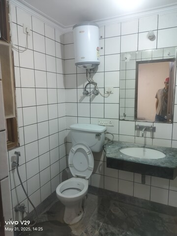 Bathroom in 3 BHK Apartment at Hextax Commune, Sector 43 – for Rent