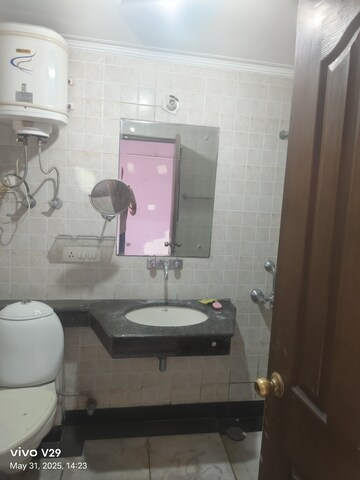 Bathroom in 3 BHK Apartment at Hextax Commune, Sector 43 – for Rent