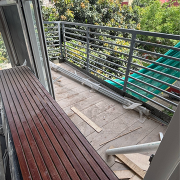 Balcony in 1 RK Builder Floor at Malviya Nagar – for Rent