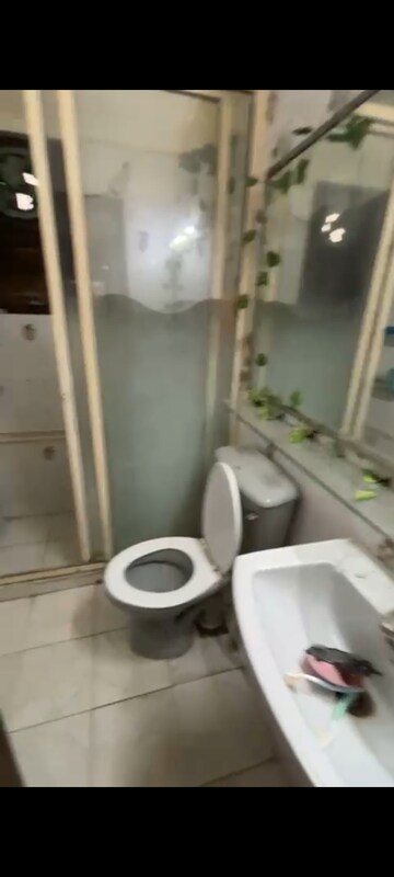 Bathroom in 3 BHK Apartment at Eros Garden – for Rent