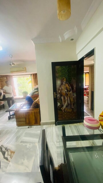 Living Room in 1 BHK Apartment at Shubh Shanti Complex, Kandivali West – for Rent