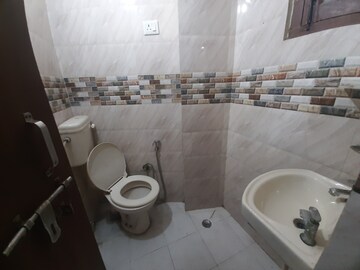 Bathroom in 1 BHK Builder Floor at Chattarpur – for Rent