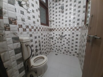 Bathroom in 1 BHK Builder Floor at Chattarpur – for Rent