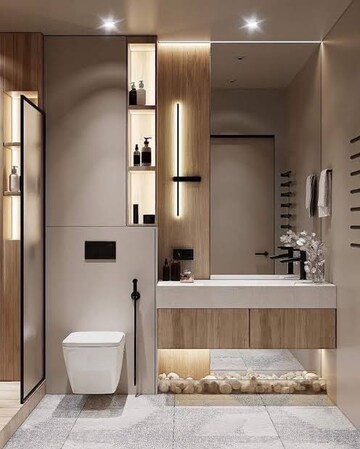 Bathroom in 3 BHK Apartment at Patiala Road – for Sale