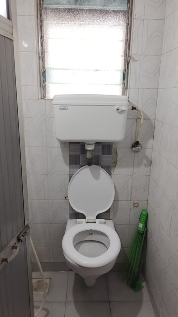 Bathroom in 1 BHK Apartment at Chandraprabha CHS, Bhandup East – for Rent