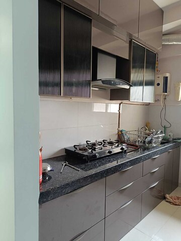 Kitchen in 2 BHK Apartment at Ashar Axis, Majiwada – for Rent